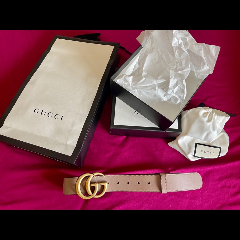 Gucci Belt Dusty Pink - Picture 3 of 5